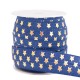 Elastisches Band 15mm stars Dark blue